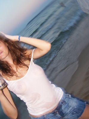 студентка на чешском курорте. Эскиз 6