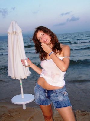 студентка на чешском курорте. Эскиз 7