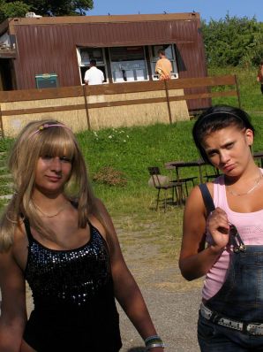 two girlfriends without bras by the river. Part 2. Thumb 45