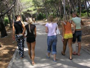 two girlfriends without bras by the river. Part 2. Thumb 9