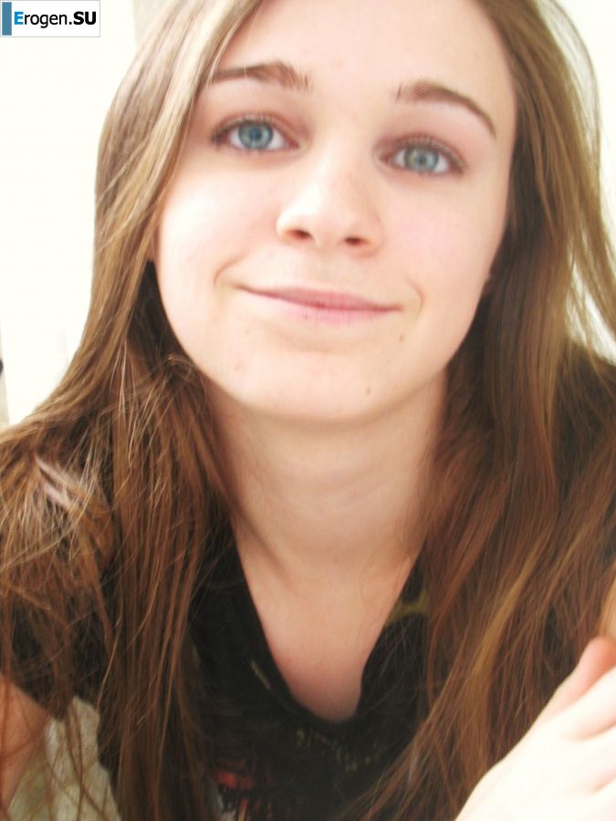 Brunette in revealing outfits and without anything. Photo 11