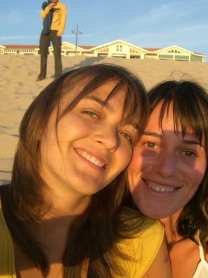 Lesbian on vacation with a friend. Thumb 19