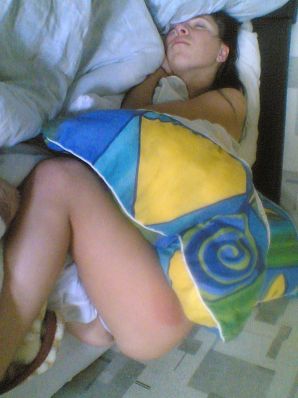 Brunette in revealing outfits and without anything. Part 2. Thumb 24