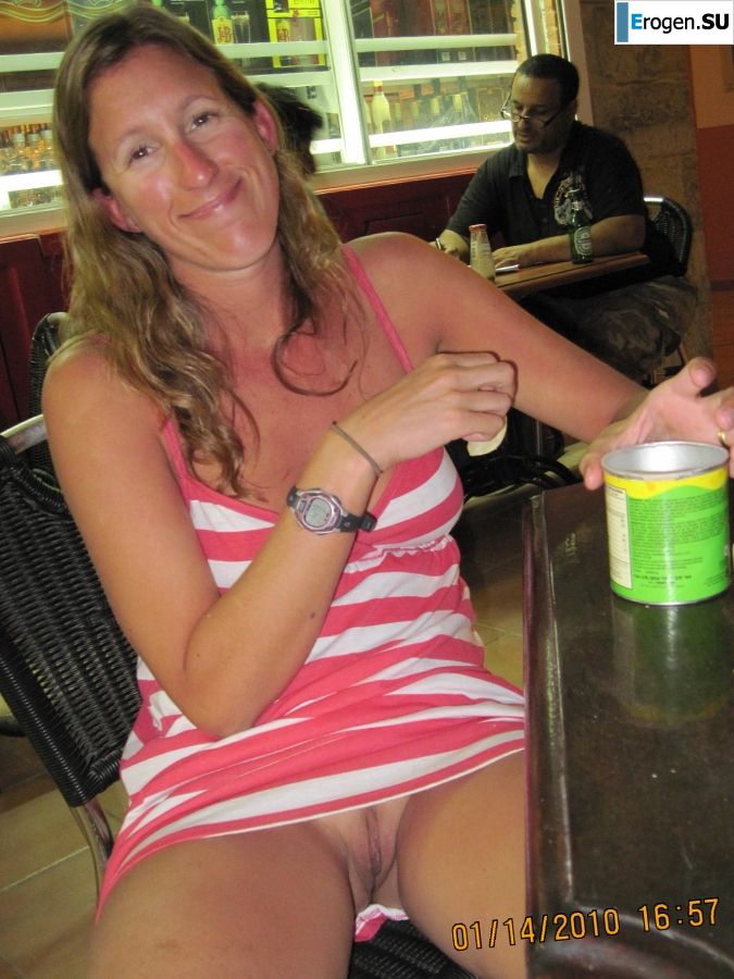 nude on the beach, though ugly. Photo 10