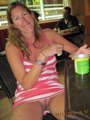 nude on the beach, though ugly. Thumb 10