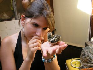 подцепила красавчика на свои сиськи. Эскиз 20