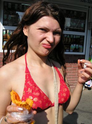 без купальника на каменистом берегу. Часть 2. Эскиз 19