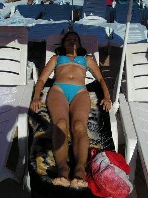 без купальника на каменистом берегу. Часть 2. Эскиз 33