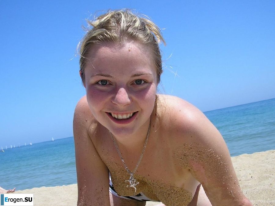 miss positivist on the beach. Photo 11