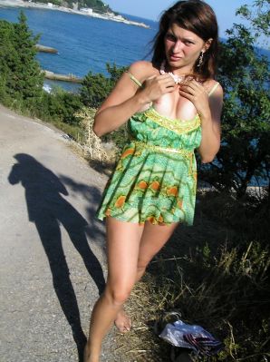 without a swimsuit on a rocky shore. Part 3. Thumb 24