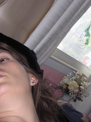 A mature woman posing in a transparent dress in front of a man. Thumb 36