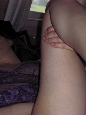 A mature woman posing in a transparent dress in front of a man. Thumb 38