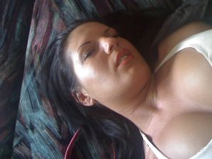 Tanned Latina with big tits shamelessly spread her legs. Thumb 45