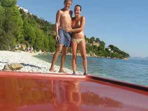 A sports student undressed on the beach and bathed naked. Thumb 36