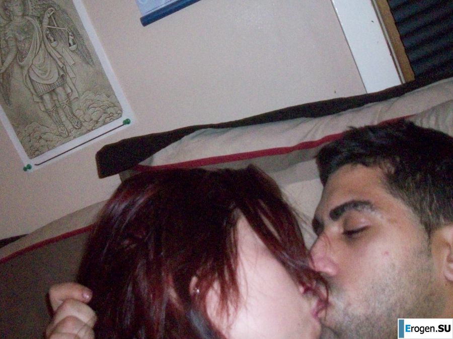 The naughty redhead girl undressed and engaged in passionate sex. Photo 22