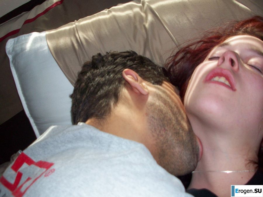 The naughty redhead girl undressed and engaged in passionate sex. Photo 29