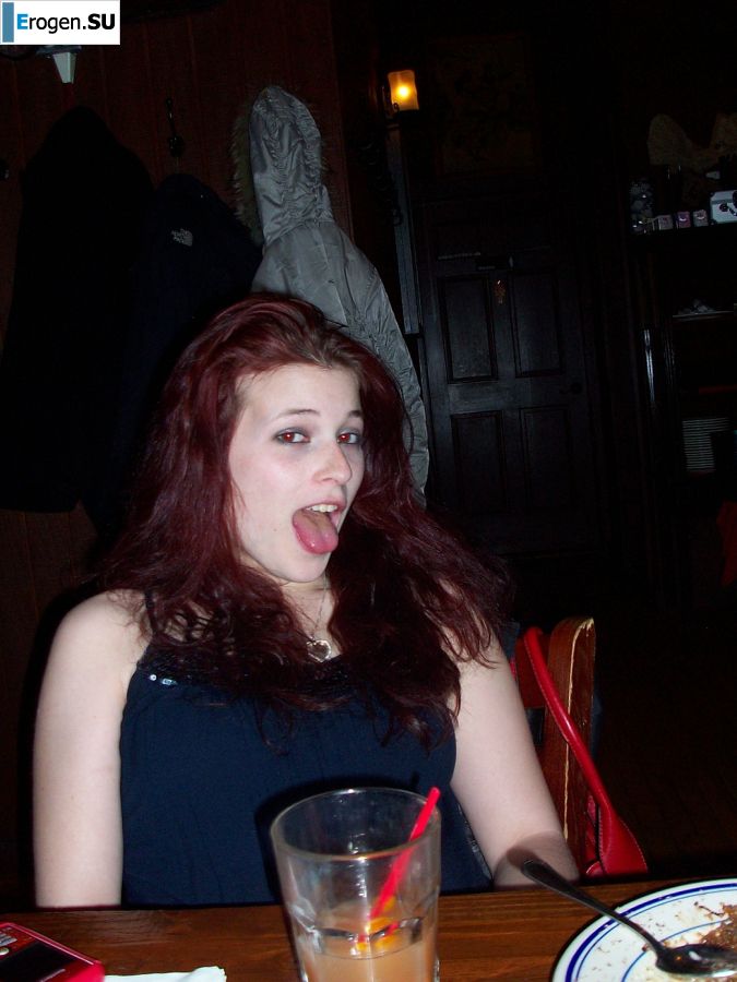 The naughty redhead girl undressed and engaged in passionate sex. Photo 39