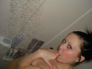 Charming woman posing in fishnet tights on an elastic ass. Thumb 26