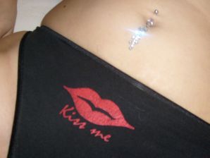 The blonde opened her labia and showed a wet vagina. Thumb 34