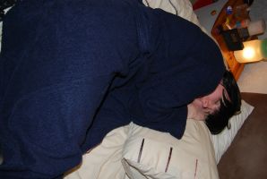 A fluffy chick in lace underwear pleases herself with her fingers. Thumb 23