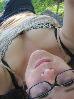 A girl with large breasts poses in clothes and then undresses. Part 2. Thumb 12