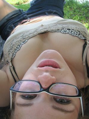 A girl with large breasts poses in clothes and then undresses. Part 2. Thumb 7