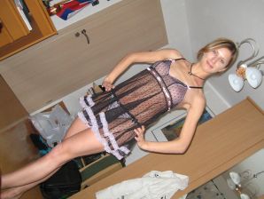 A slender beauty undresses and twists a booty in front of her man. Part 2. Thumb 30