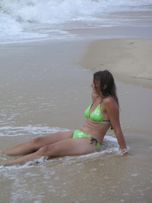 A girl shows a beautiful body to a guy and caresses herself. Thumb 30