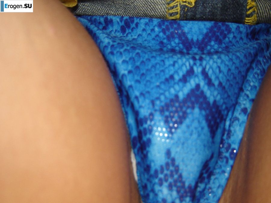 A young student showed panties and a small breast. Photo 6