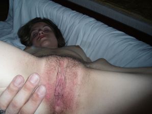 A student with a pierced nipple and tattoos undressed and showed a pussy. Thumb 48