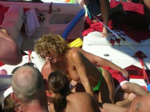 A pretty blonde is exposed in the toilet and spreads her legs in bed. Part 2. Thumb 36