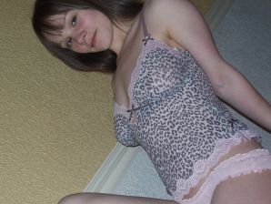 Young mischievous brunette shows elastic breasts and ass. Thumb 31