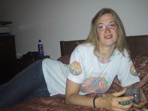 A tall blonde with wide hips undressed at home and showed tits. Part 2. Thumb 24