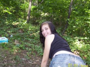 A sexy student undressed and showed her ass on a picnic. Thumb 38