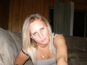 A blonde in pink panties drank and spread her legs in a billiard club. Thumb 7