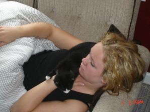 A blue-eyed minx with a pierced nipple plays with her panties. Part 2. Thumb 46