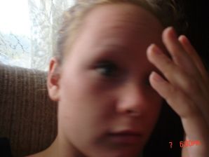 A blue-eyed minx with a pierced nipple plays with her panties. Part 2. Thumb 49