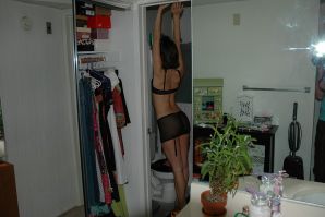 The dancer after work showed an elastic ass. Thumb 20