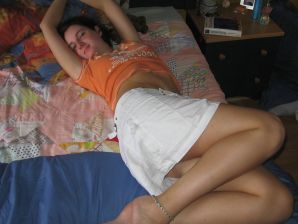 The minx and her boyfriend have sex in front of the camera and are not shy. Thumb 13