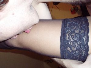 A woman caresses herself spreading her legs apart on the camera. Thumb 37