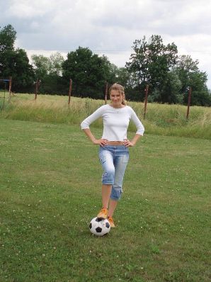 A woman caresses herself spreading her legs apart on the camera. Part 2. Thumb 3