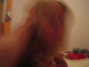 A young blonde in stockings spreads her legs on the sofa. Thumb 39