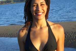 Sexy mulatto with neat breasts bared her ass. Thumb 14