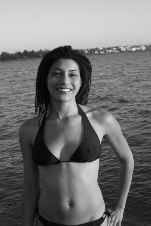 Sexy mulatto with neat breasts bared her ass. Thumb 16