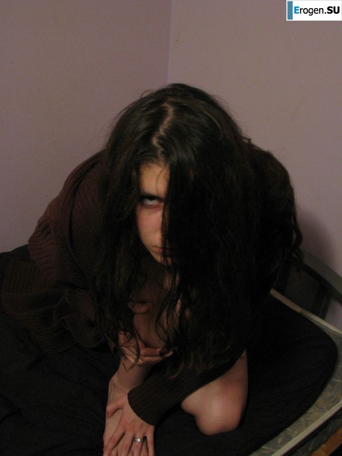 A pretty student pulls a pussy and shows her labia. Part 4. Photo 13