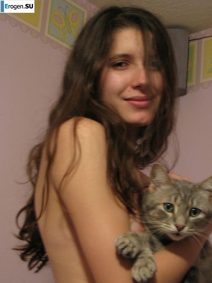 A pretty student pulls a pussy and shows her labia. Part 4. Photo 3