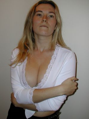 A blonde with a thin waist poses in front of her husband in the car and at home. Part 3. Thumb 37