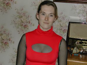 A blonde with a thin waist poses in front of her husband in the car and at home. Part 3. Thumb 6