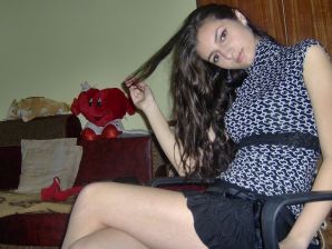 Oriental beauty shows the ass in clothes and without. Part 4. Thumb 34