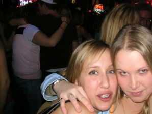 A sexy girl lights up at a party in fishnet stockings. Thumb 18